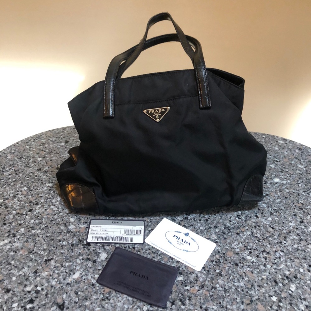 Authentic Prada nylon bag